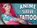 MY ANIME SLEEVE TATTOO