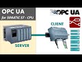 OPC UA Server - Client (PLC Siemens S7-1200/1500) y Node Red