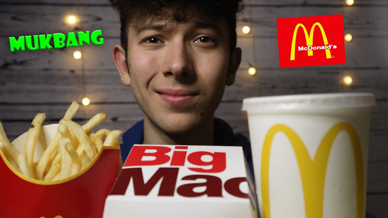 ASMR McDonald's MUKBANG 🍔🍟| EATING SOUNDS AND WHISPERING