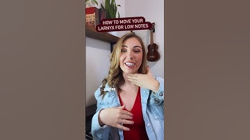 How to move your Larynx to sing low notes