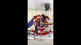 Beautiful New Mural at Alachua County Fire & Rescue Station #40  by Visionary FAM!