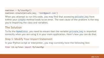 Solving the NameError in Python: Variables Outside of Classes