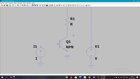 bjt characteristics || LTspice ||