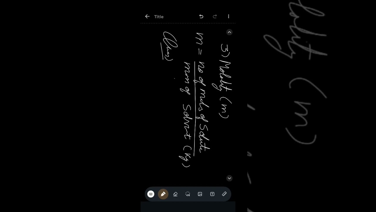 Mole Concept Basics For JEE | Mass Percentage, Mole Fraction, Molarity and Molality | 