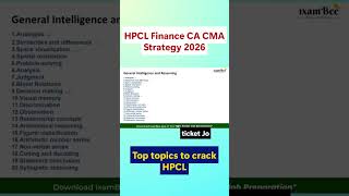 HPCL Finance CA CMA Strategy 2026 Complete Preparation Plan for Aptitude part 4  #competitiveexams