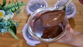 Recette de crème dessert chocolat 🍫 Sans oeuf! hyper facile et délicieuse