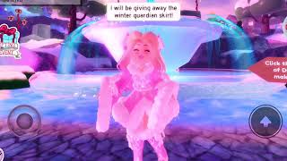 Winter Guardian Snowstorm Skirt Giveaway Royale High Youtube