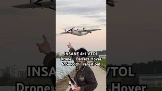 3D Printed VTOL Fixed Wing Drone Test | Hover &amp; Transition Demo#rc #drone #automobile #vtol