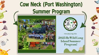 Cow Neck ReWild Long Island Summer Program to fight World Hunger and Climate Change: 2025