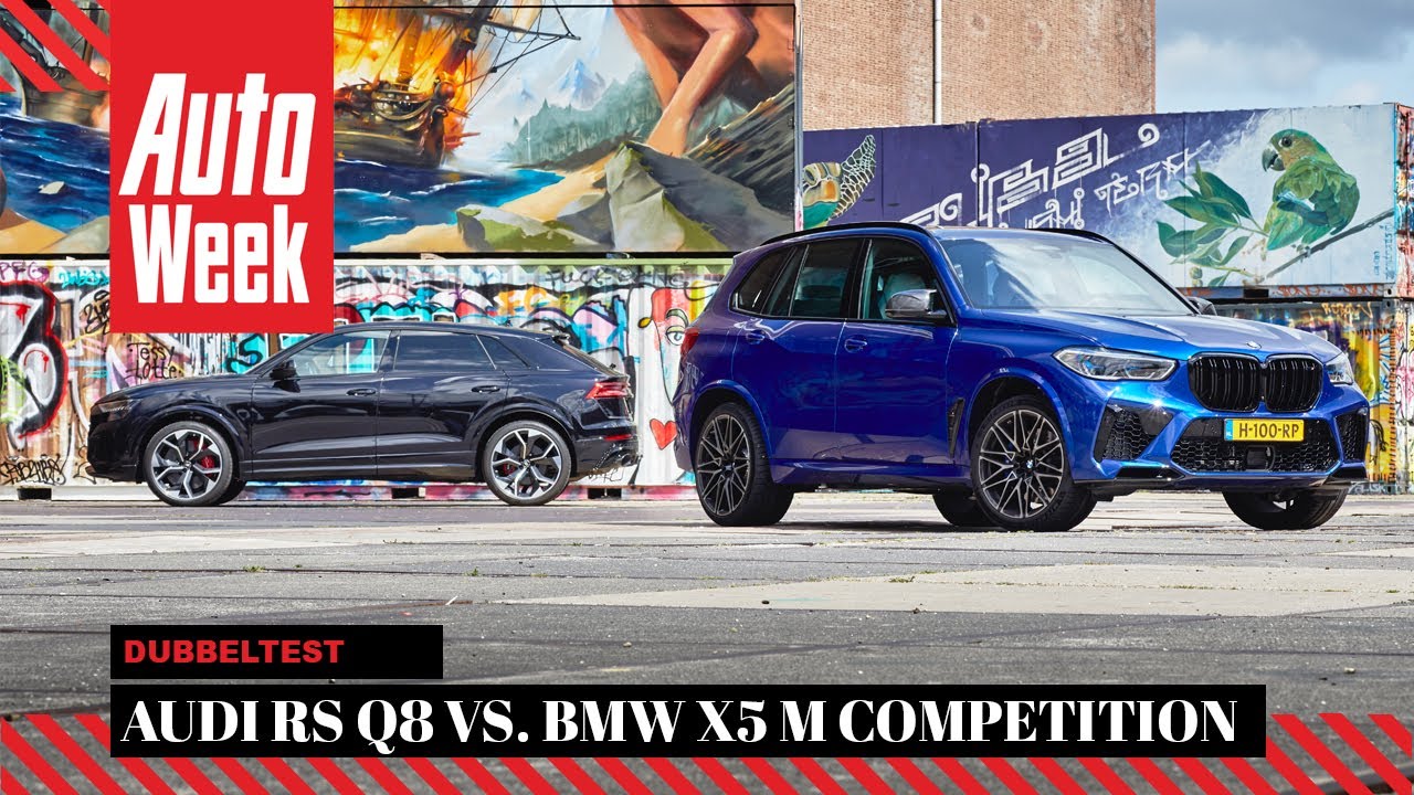 BMW X5 M Competition vs. Audi RS Q8 - AutoWeek Dubbeltest - English