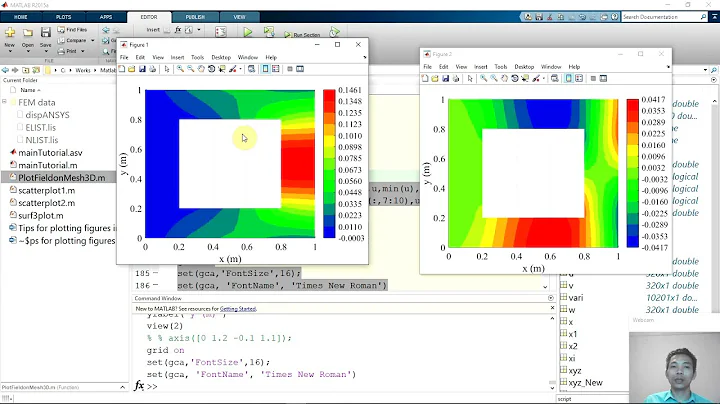 Professional surface and contour plot in MATLAB