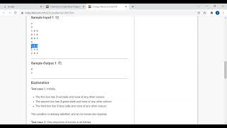 Crying Colours Problem Code: CRYCOLR || January long challenge || 2022|| Div-3