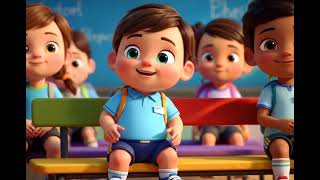 First Day of School |  With Benney | Nursery Rhyme for Preschoolers ✨🎒