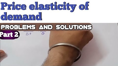 Elasticity of demand problems and solutions class 11 economics | Total expenditure questions |