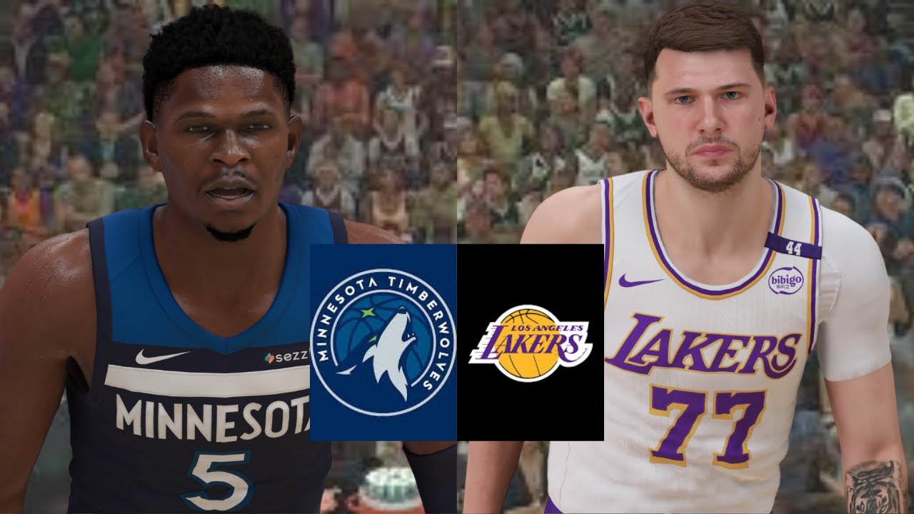 TIMBERWOLVES vs LAKERS FULL GAME HIGHLIGHTS APRIL, 22 NBA 2K25 - YouTube