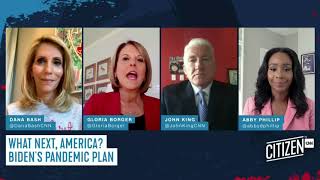 Cnn's glorida borger, john king, abby phillip join dana bash for a
citizen by cnn event discussing what's next the country when joe biden
officially beco...