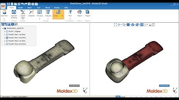 Moldex3D R16 - Running a Multi-Component Molding Analysis with Moldex3D Studio