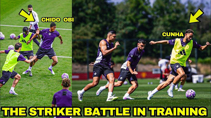 Chido Obi And Matheus Cunha Impressive Training Ahead Of First Pre Season  Match VS Leeds.