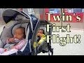 Twin's First Flight! - May 30, 2014 - itsJudysLife Daily Vlog