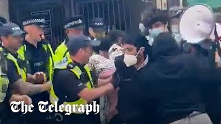 video: Watch: Pro-Palestine protesters removed by police after occupying Oxford University building