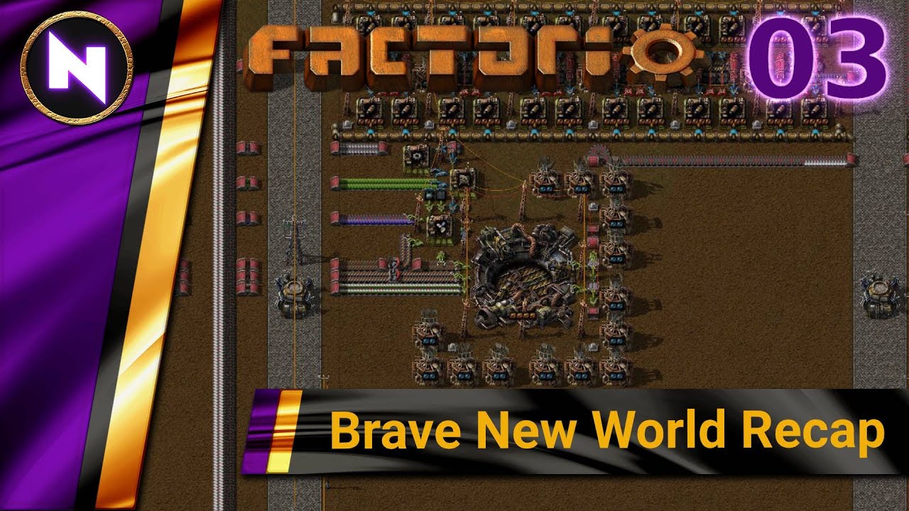 Factorio 0.18 Brave New World Recap #3 ROCKETS AND GRIDS | Livestream ...