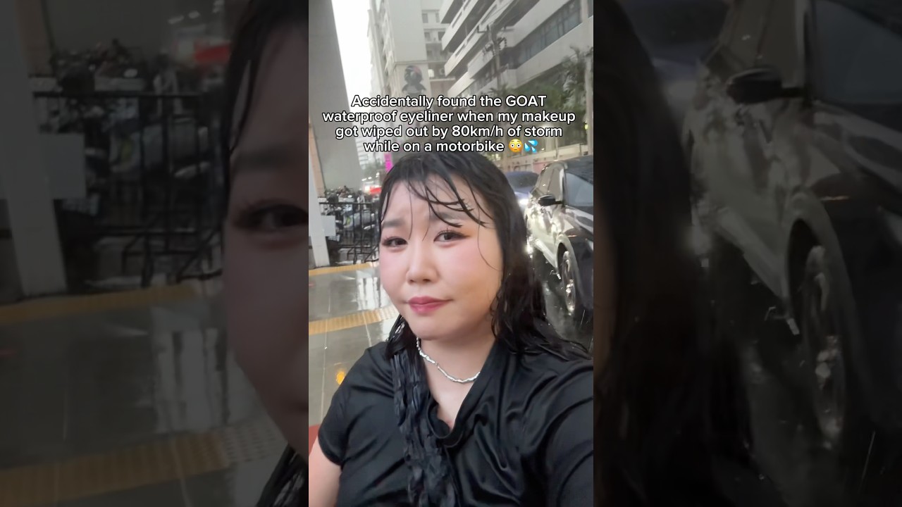 Viral eyeliner from Japan is storm-proof?! 💦#canmake #waterproofeyeliner