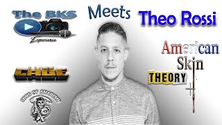 Theo Rossi talks Wu-Tang Connection, his American Skin & plays Hip Hop Trivia