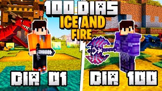 SOBREVIVI 100 DIAS NO ICE AND FIRE NO MINECRAFT  O FILME