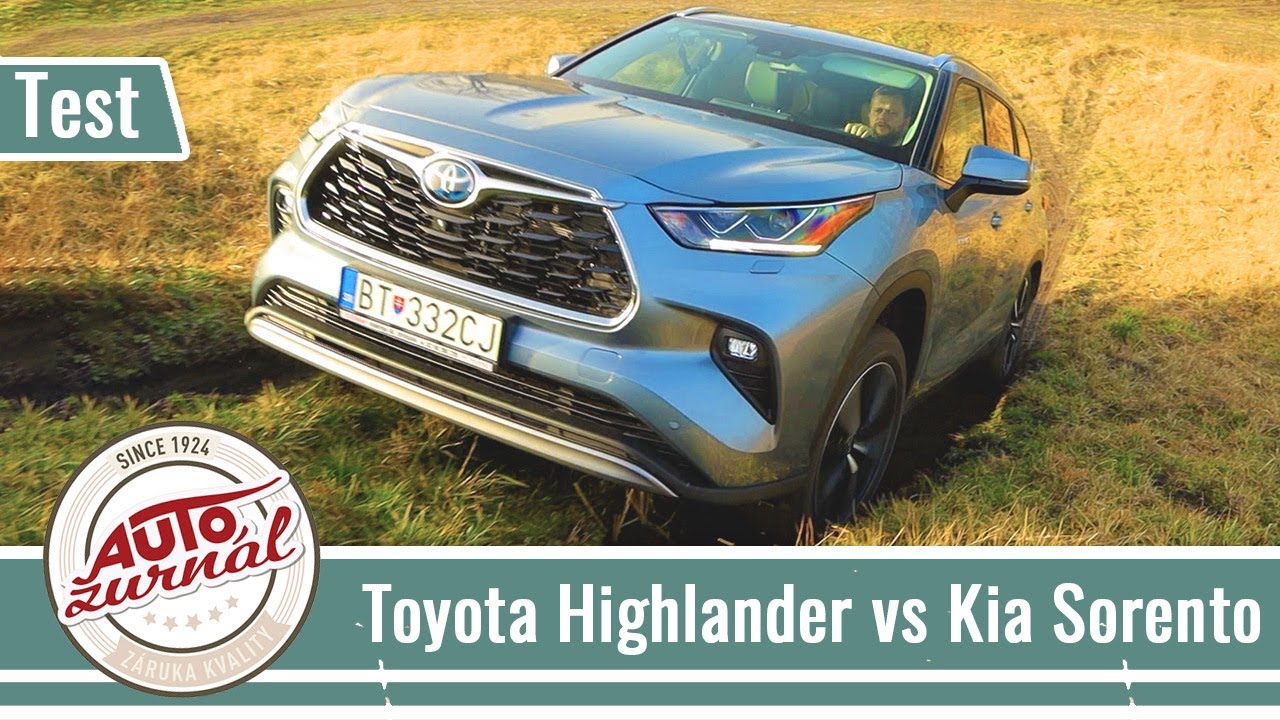 Terén - doplnok k testu: Toyota Highlander Hybrid vs Kia Sorento Hybrid ...