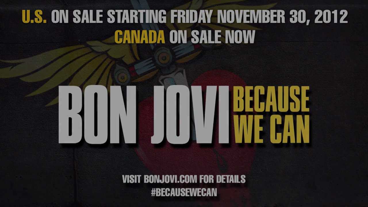 Bon Jovi Announces 2013 North American Tour