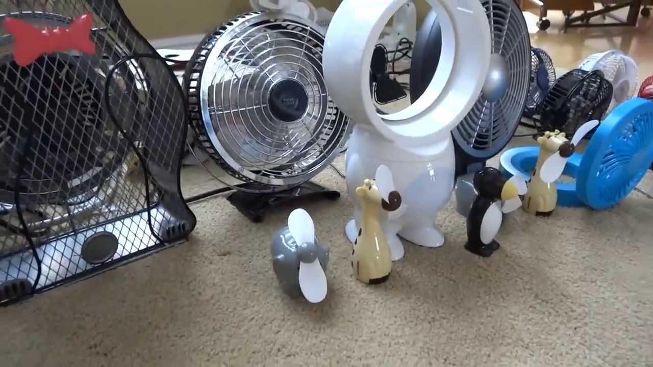 Joseph's Fan Collection Feb 2014 4 1/2 years old YouTube