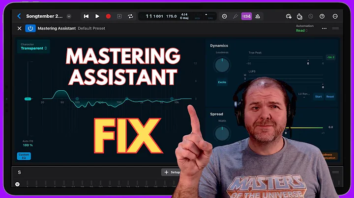Mastering Assistant NOT WORKING in Logic Pro for iPad?
