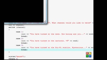C++ Tutorial #7: The Switch Statement (or Loop if you like. =P)