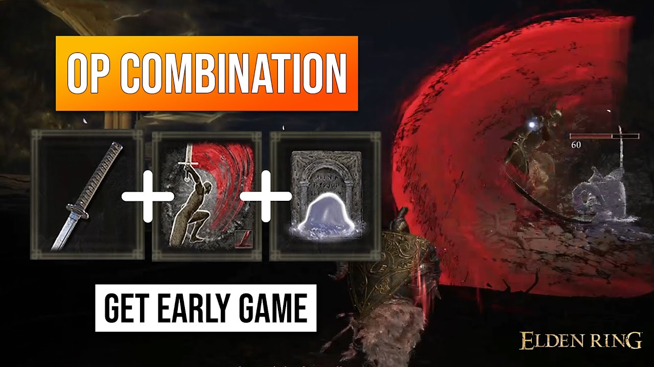 Elden Ring OP Build Uchigatana, Bloody Slash, Mimic Tear Best Bleed