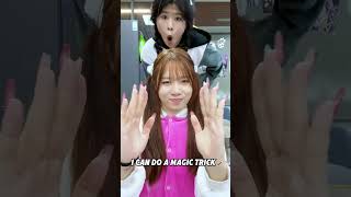 Did you notice what zoay did at the end😆#funny #zoey #behindthescenes #magic