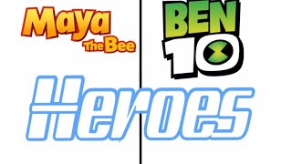 Maya The Bee + Ben 10 (2016 Series) Heroes 🦸🏻🦸🏻‍♂️🦸🏻‍♀️