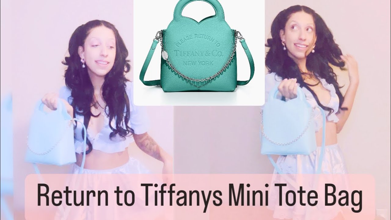 Return to Tiffany Micro Tote Bag in Tiffany Blue Leather