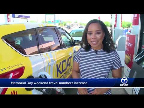 Holiday weekend travelers hit the road