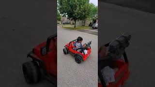 Dhurva And Sameera Driving Jeep And Bike