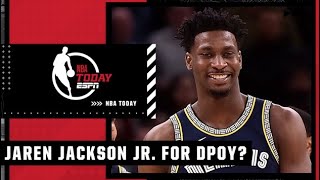 Jaren Jackson Jr. is Kendrick Perkins’ favorite to win Defensive Player of the Year 👀 | NBA Today