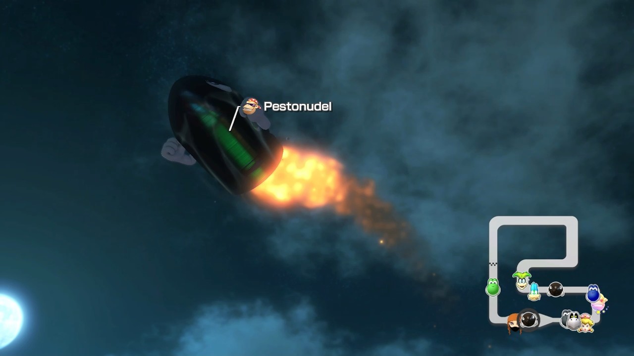 Bullet Bill Across Finish Line to Win - POV gameplay HD