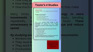 TAYLOR'S SCIENTIFIC STUDIES | CLASS 12 BUSINESS STUDIES CH-2 PRINCIPLES OF MANAGEMENT | CBSE
