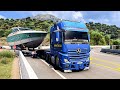 Realistic 4K Graphics in Euro Truck Simulator 2 | Snowymoon Winter Mod Showcase
