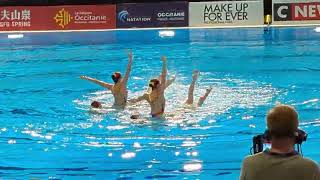 UKRAINE - ACROBATIC TEAM - WORLD AQUATICS - MONTPELLIER 2023