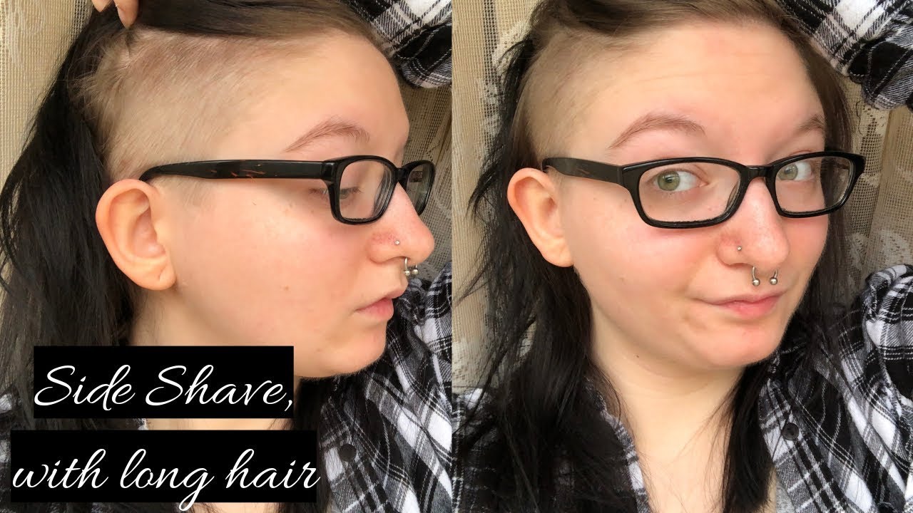 Sidecut Side Shave Pros Cons With Long Hair Youtube