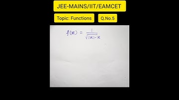 JEE-MAINS/IIT/EAMCET/MATHS/FUNCTIONS/Q.NO.5