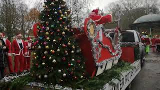 Kinver Rotary Club at Mary Stevens Hospice Santa Jog fundraising event December 2025 
