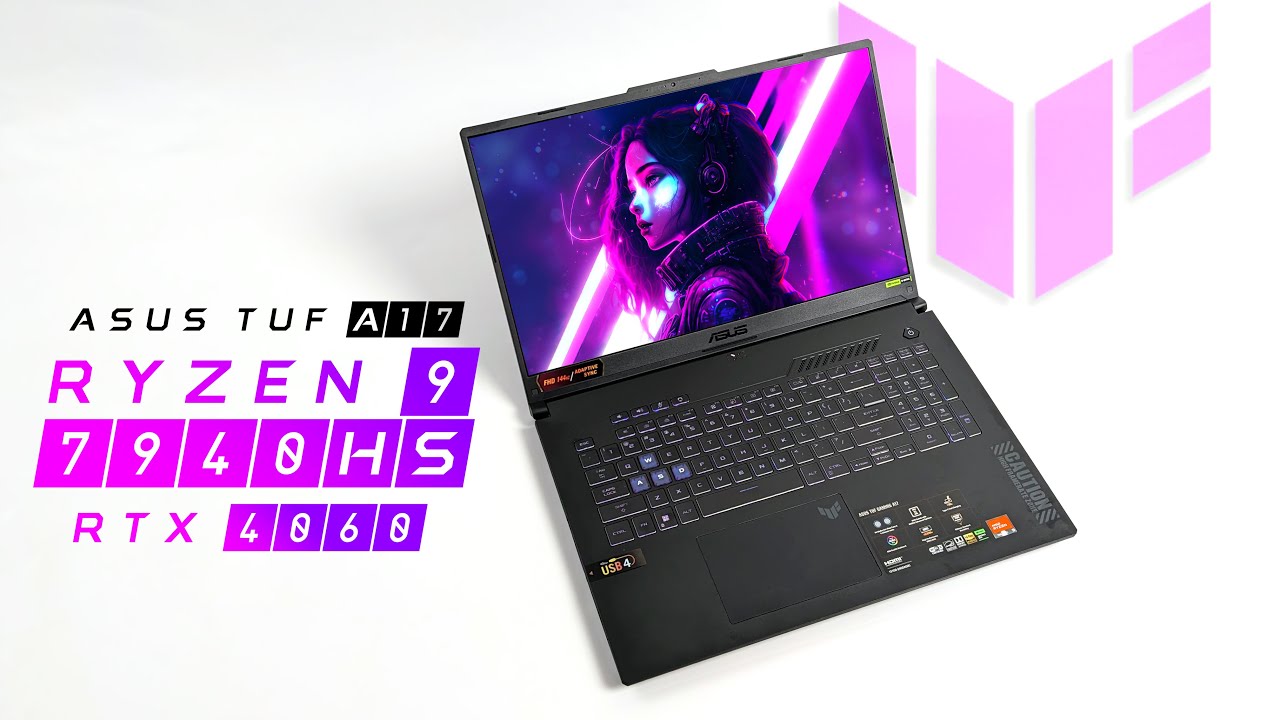 This Ryzen 9 7940HS Gaming Laptop Is Crazy FAST! 2023 ASUS TUF A17 Hands-On  Review 