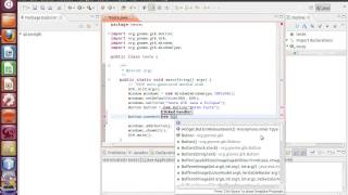 Video aula Java Gtk eclipse eventos