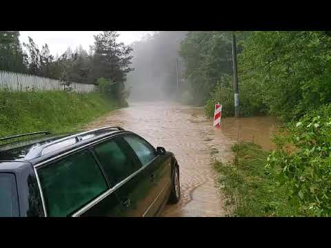Bujične poplave na putu Mlinska rijeka - Čelinac